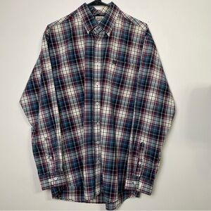 Cinch Men's Plaid Button Down Shirt Medium